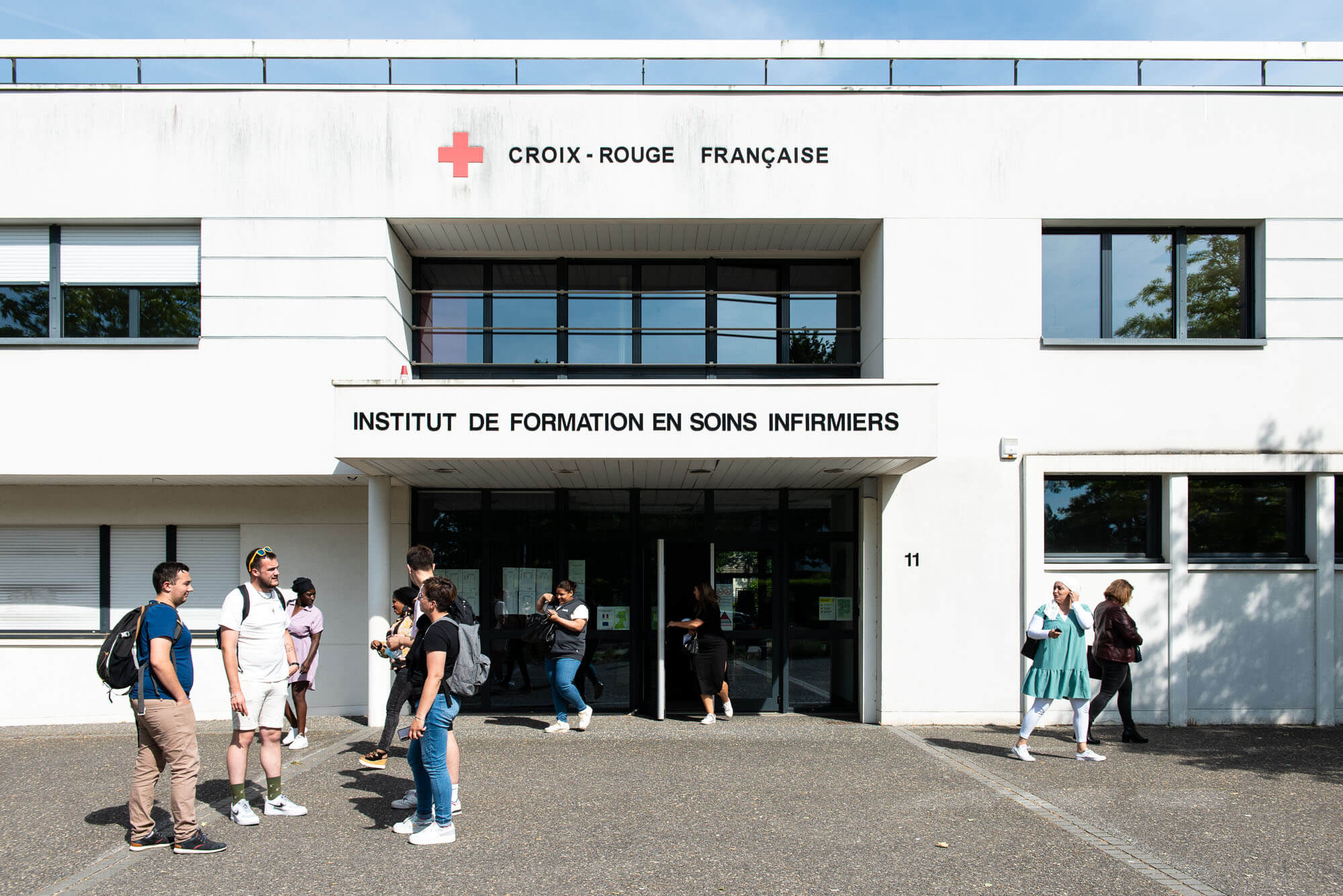 Centre de formation de la Croix-Rouge à Mantes-la-Jolie.